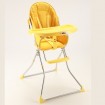 Baby high chair with safety harness