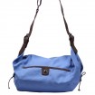 Blue Buckle Canvas Strap Satchel