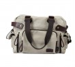 Buckle Canvas Strap Satchel