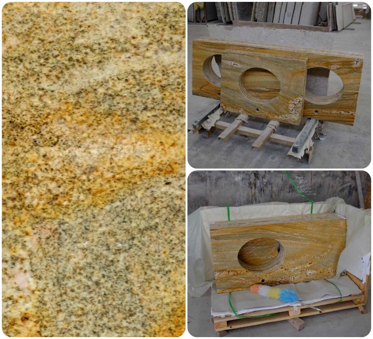 Wholesale Gold Imperial Granite Vanity /Countertop