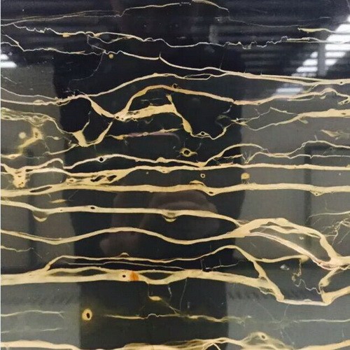 Protoro Golden Marble Slab Waterfall/Island /Wall