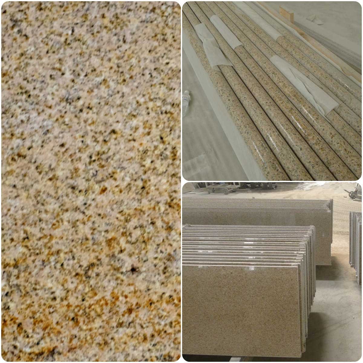 G682 Sunset Gold Granite Slab /Tile for Countertop