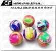 NEON MARBLED BALL