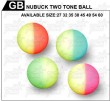 NUBUCK  TWO-TONE BALL