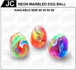 NEON MARBLED EGG BALL