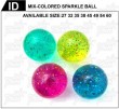 MIX-COLORED SPARKLE BAL