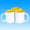 11oz Blank Coated Two-Tone Mug Inner Yellow