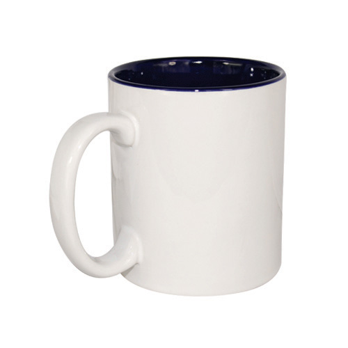 11oz Blank Coated Two-Tone Mug inner Black