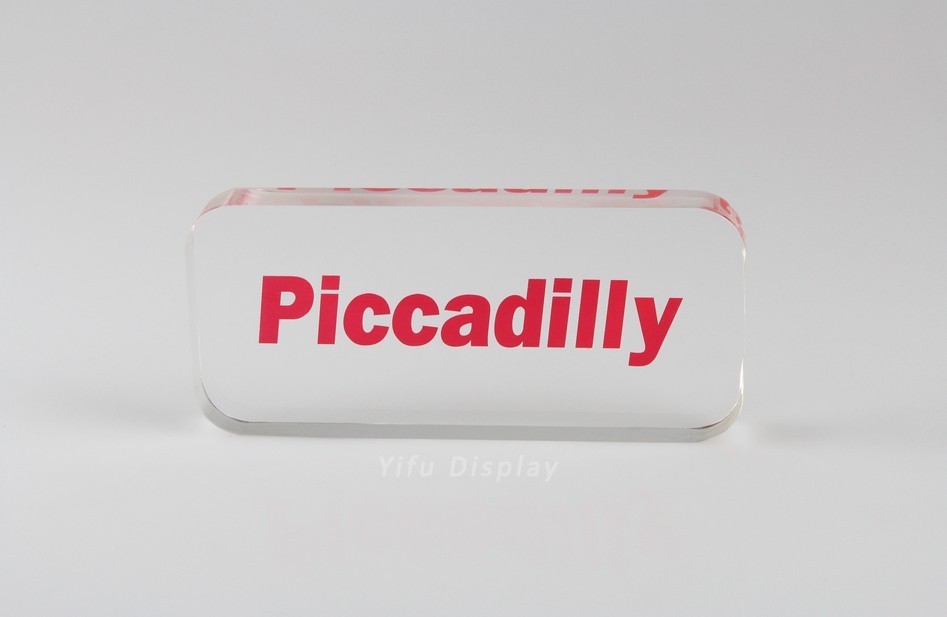 Acrylic Brand Block L057