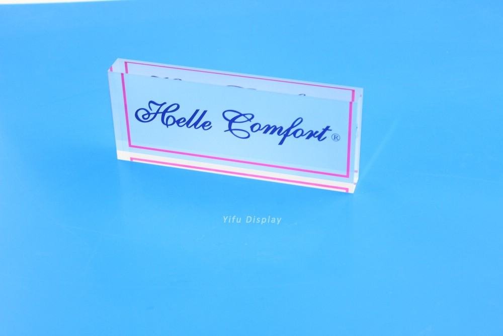 Acrylic Nameplate L067