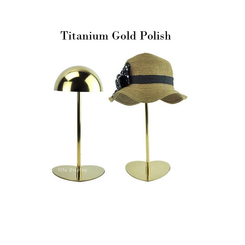  Elegant Hat Holder HH002-Titanium gold polish