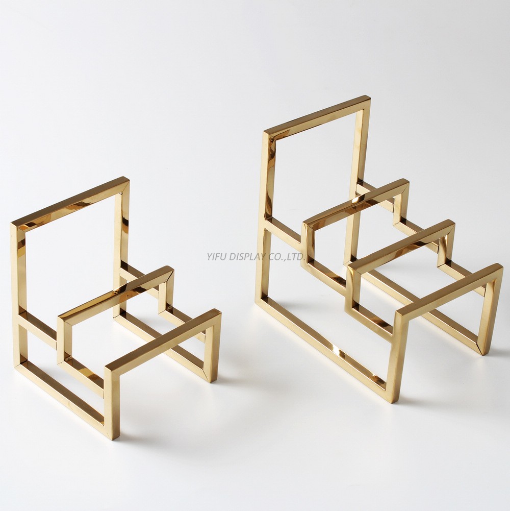  Polished Gold Wallet Purse Display Stand