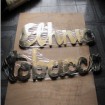 stainless steel sign