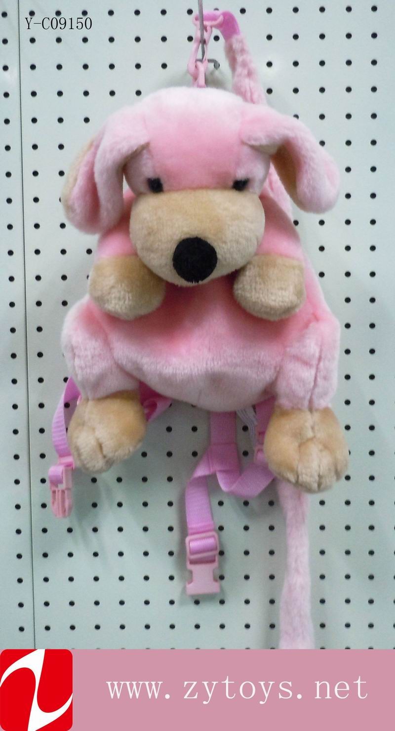 2011 hottest item Stuffed Plush Dog Backpack