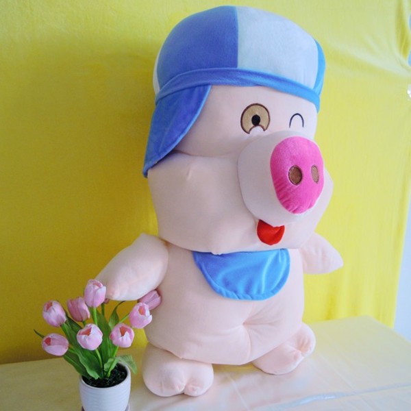 Soft plush toys pig McDull