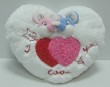Cute Soft Plush Stuffed Heart Pillow