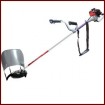 Harvester brush cutter